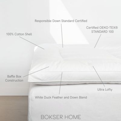 Feather & Down Plush Luxury Mattress Topper - Twin