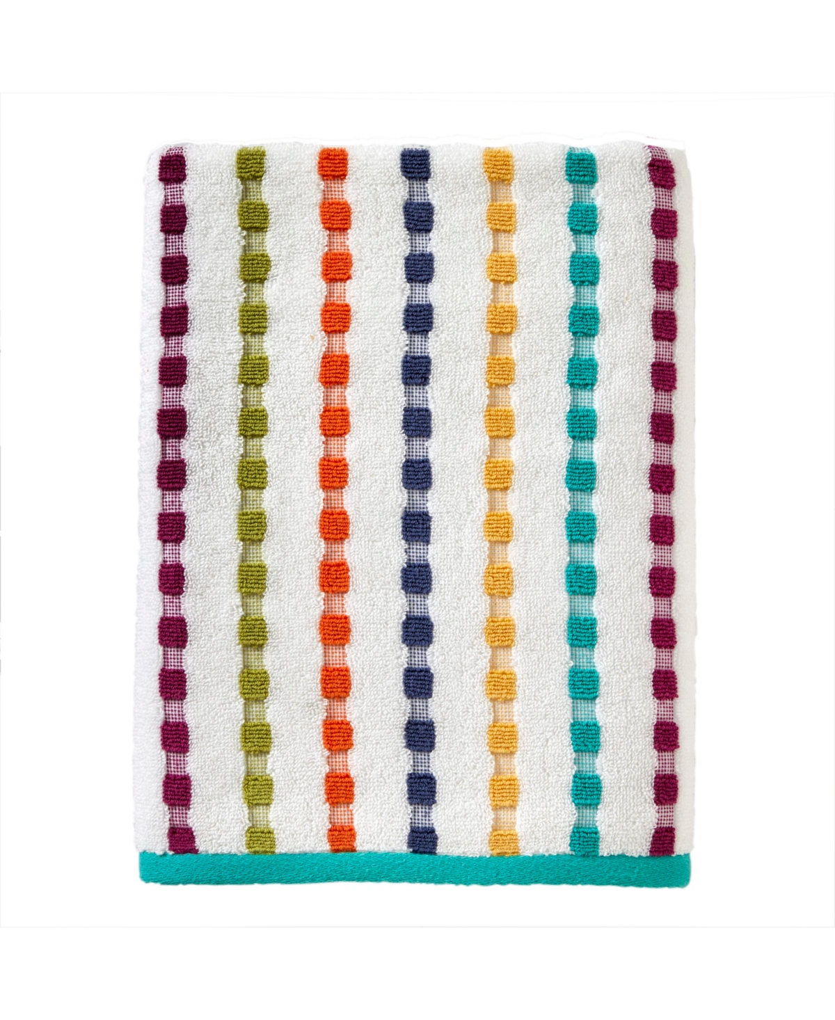 Skl Home Good Vibes Cotton Bath Towel, 50" X 27" In Multi