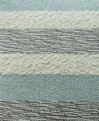 Linden Street Handwoven Textured Stripe Decorative Pillow, 20" x 20"