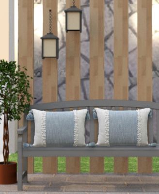 Linden Street Handloom Woven Textured Elegant Decorative Pillow, 14'' x 20''