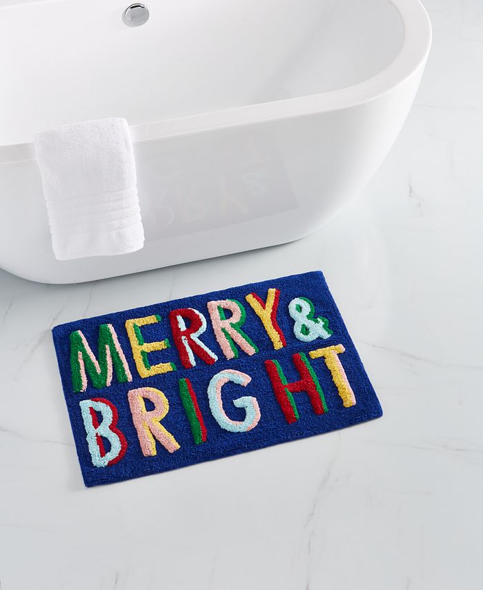 Holiday Lane Merry & Bright Sculpted Holiday Rug, 20" x 30", Created for Macy's Macy's