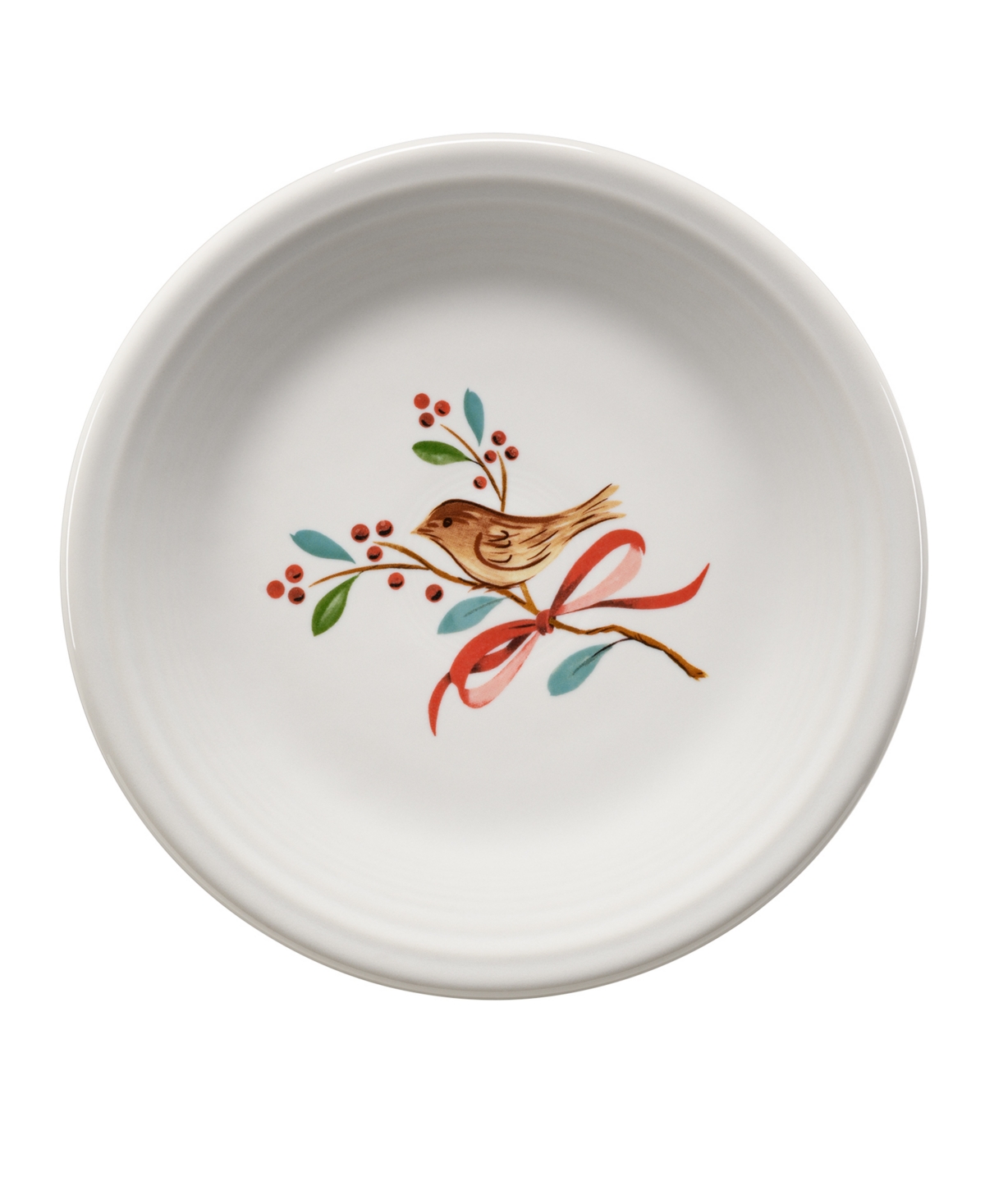 Nutcracker Salad Plate - Open White