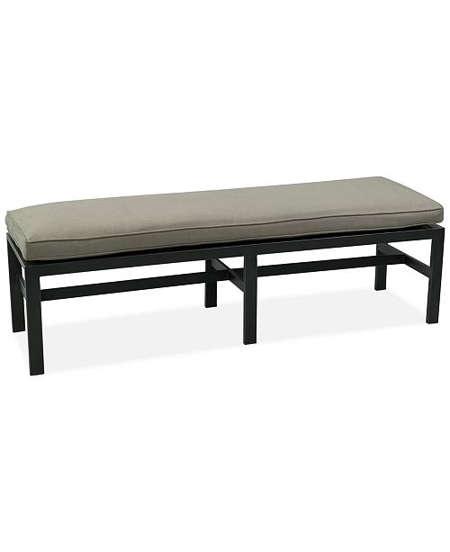 Furniture Closeout Marlough Aluminum Outdoor Bench Reviews Furniture Macy S