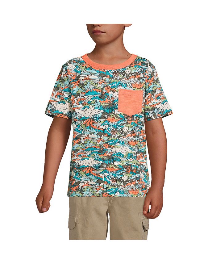 Lands' End Boys Pattern Slub Tee Macy's