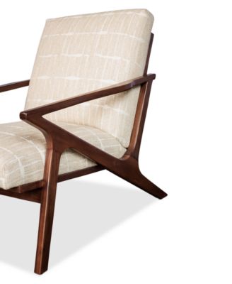 Swaxon Fabric Wood Chair, Created for Macy's
