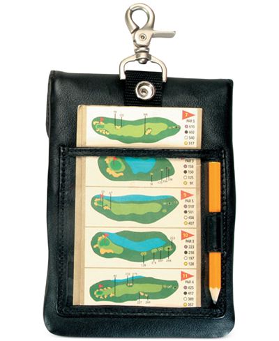 Royce Leather Clip-On Golf Accessory Bag