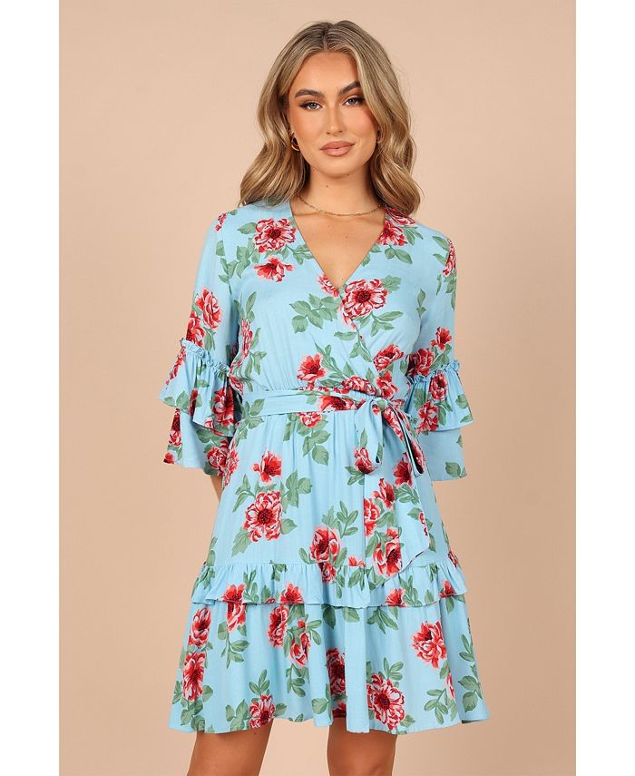 Petal and Pup Women's Cassatt Wrap Mini Dress - Macy's