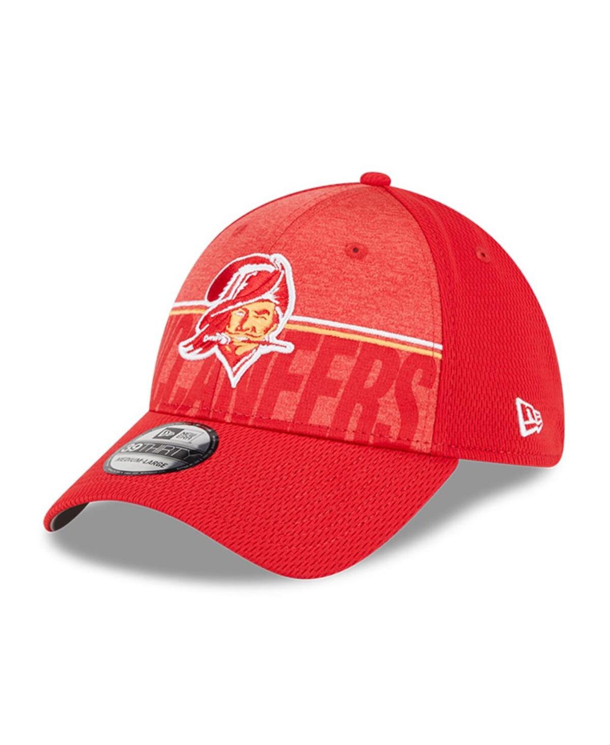 Shop New Era Men's  Red Tampa Bay Buccaneers 2023 Nfl Training Camp Throwback 39thirty Flex Fit Hat