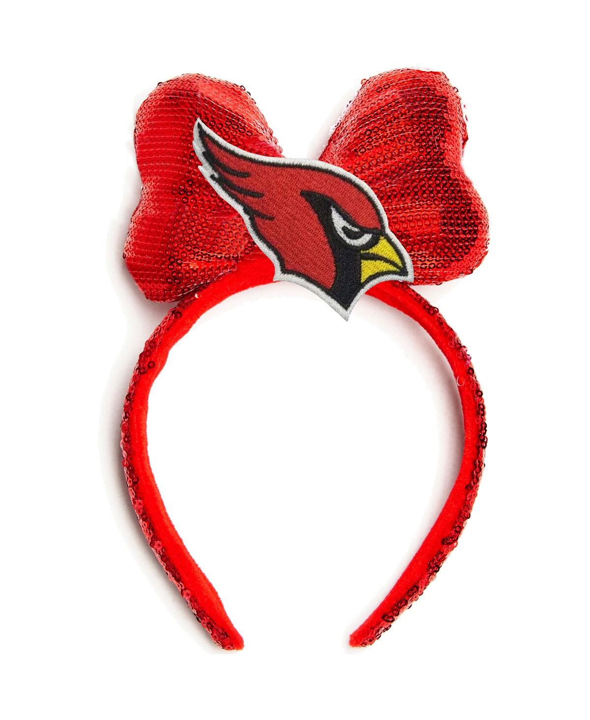Shop Cuce Women's  Arizona Cardinals Logo Headband In Red
