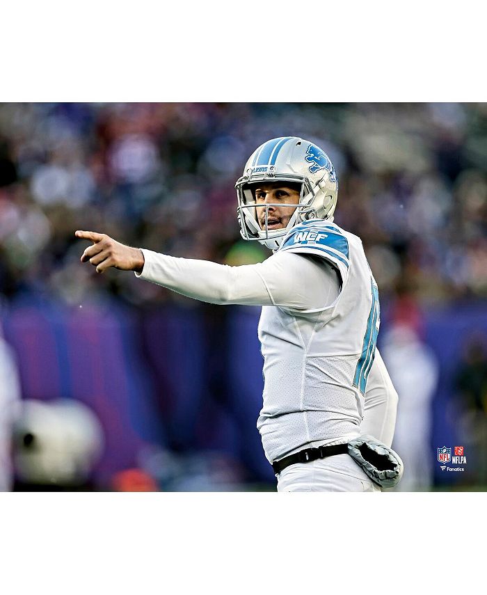 Fanatics Authentic Jared Goff Detroit Lions Unsigned Pointing for the First  Down Photograph - Macy's