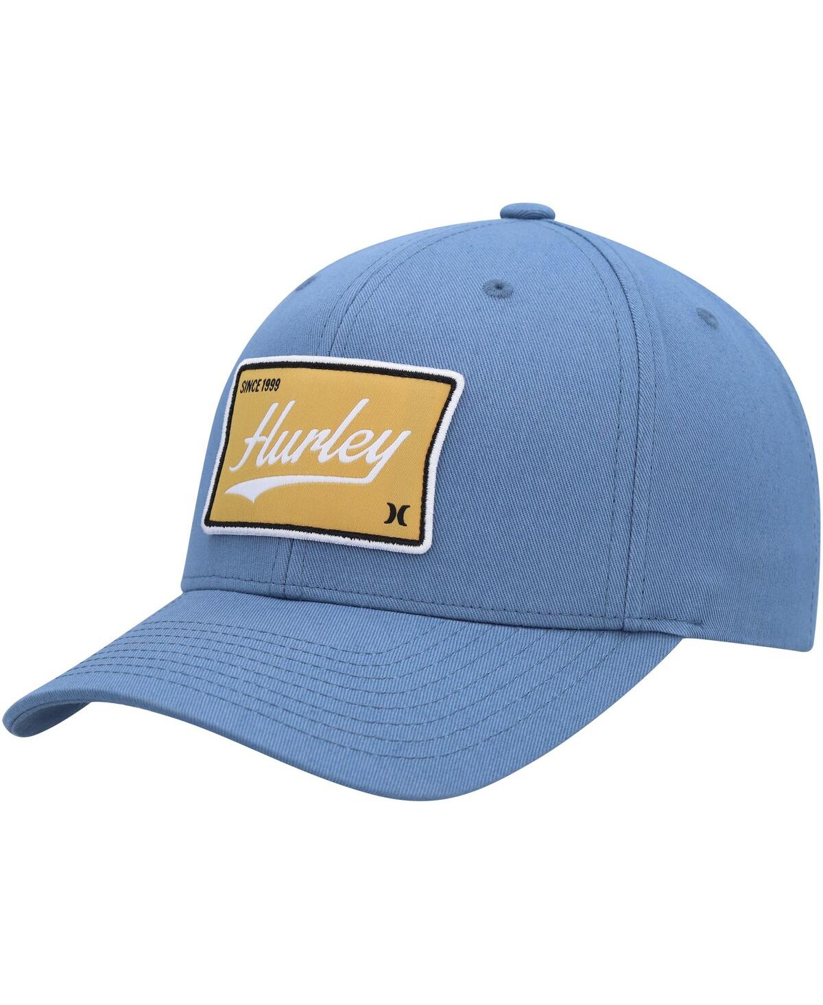 Men's Hurley Blue Casper Snapback Hat - Blue