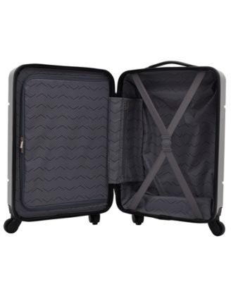 Skyline Collection 20" Rolling Carry-On with 360 Degree 4-Wheel System