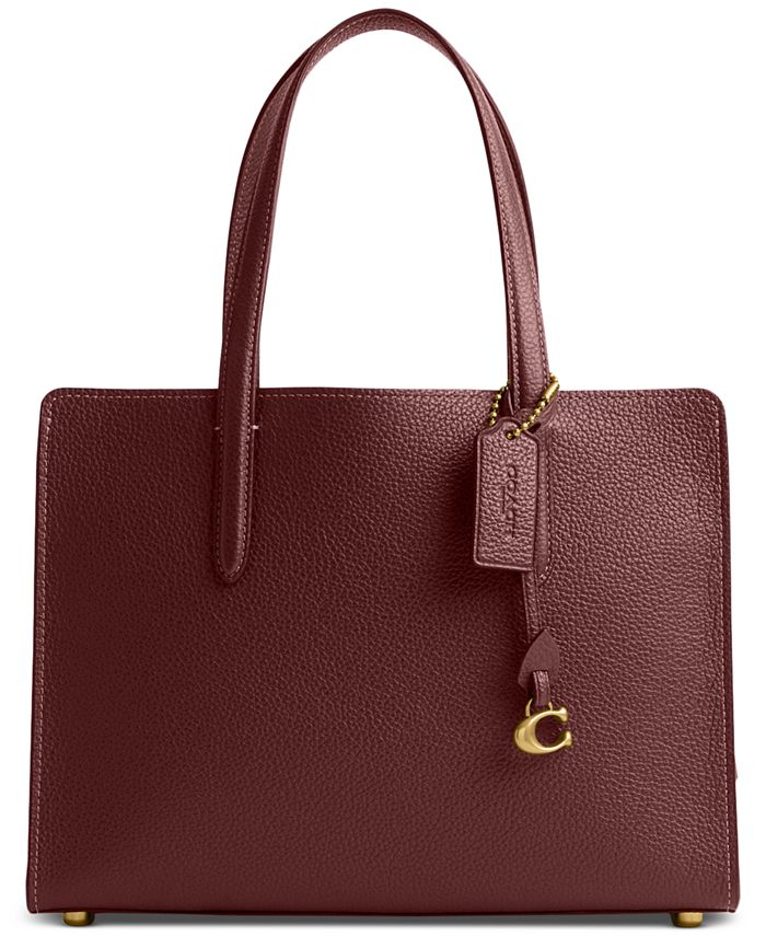 Coach charlie carryall new arrivals 28 oxblood