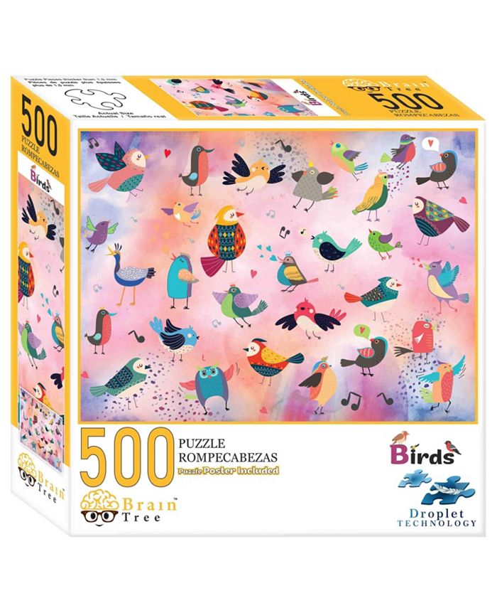 Brain Tree Games Birds 500 Pcs Jigsaw Puzzles for Adults Macy's