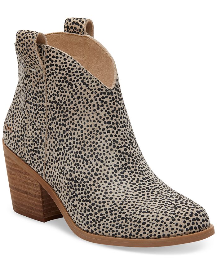 Macy's leopard print booties clearance