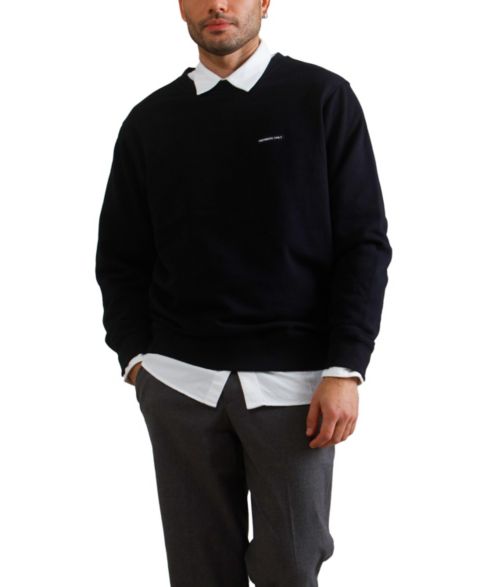 Мужские толстовки Members Only Preston Crew Neck, цвет: Чёрный