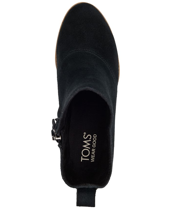 toms womens wedge booties