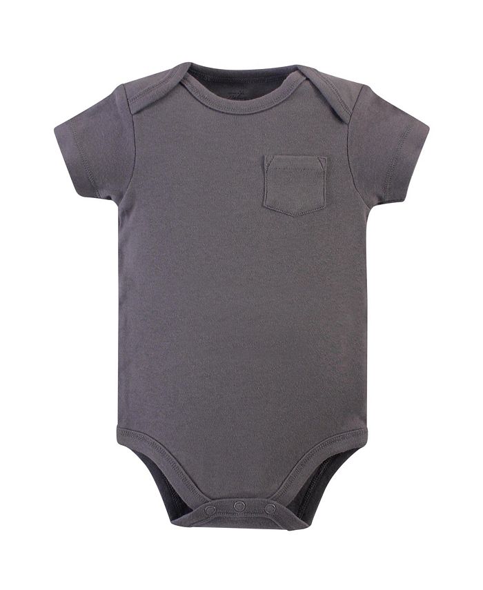 Touched by Nature Baby Boy Organic Cotton Bodysuits 5pk, Mr. Moon Macy's