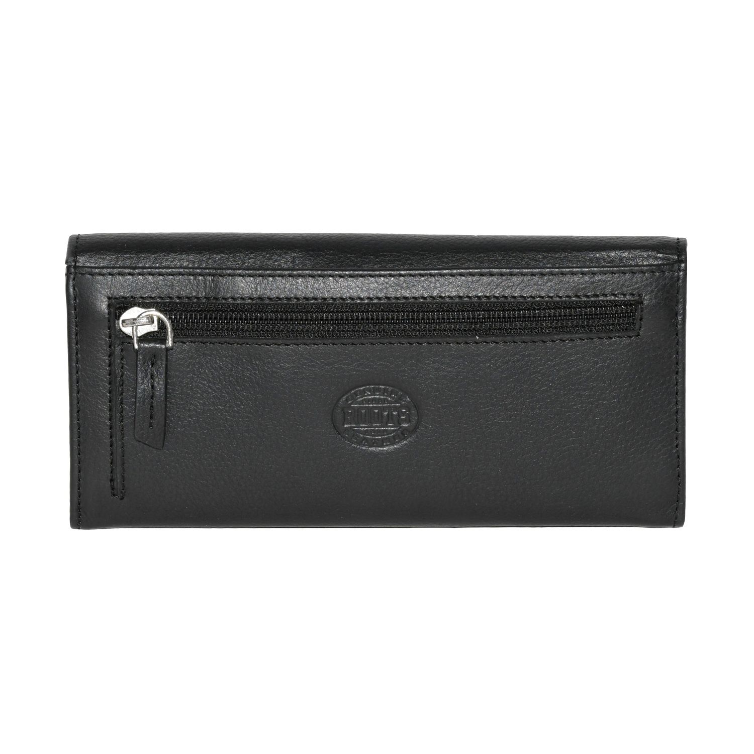 Ladies Leather Expander Clutch Wallet