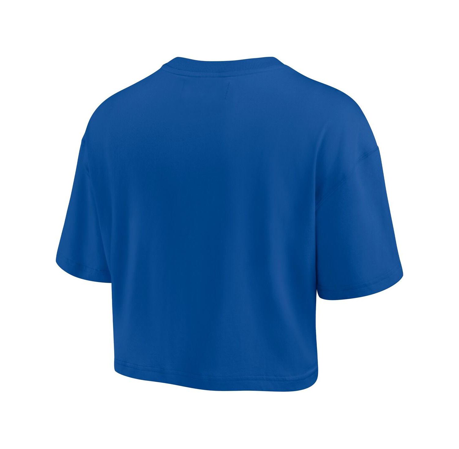 Women's Royal Chicago Cubs Super Soft Short Sleeve Cropped T-shirt