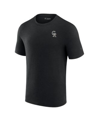 Men's Black Colorado Rockies Modal Short Sleeve T-shirt