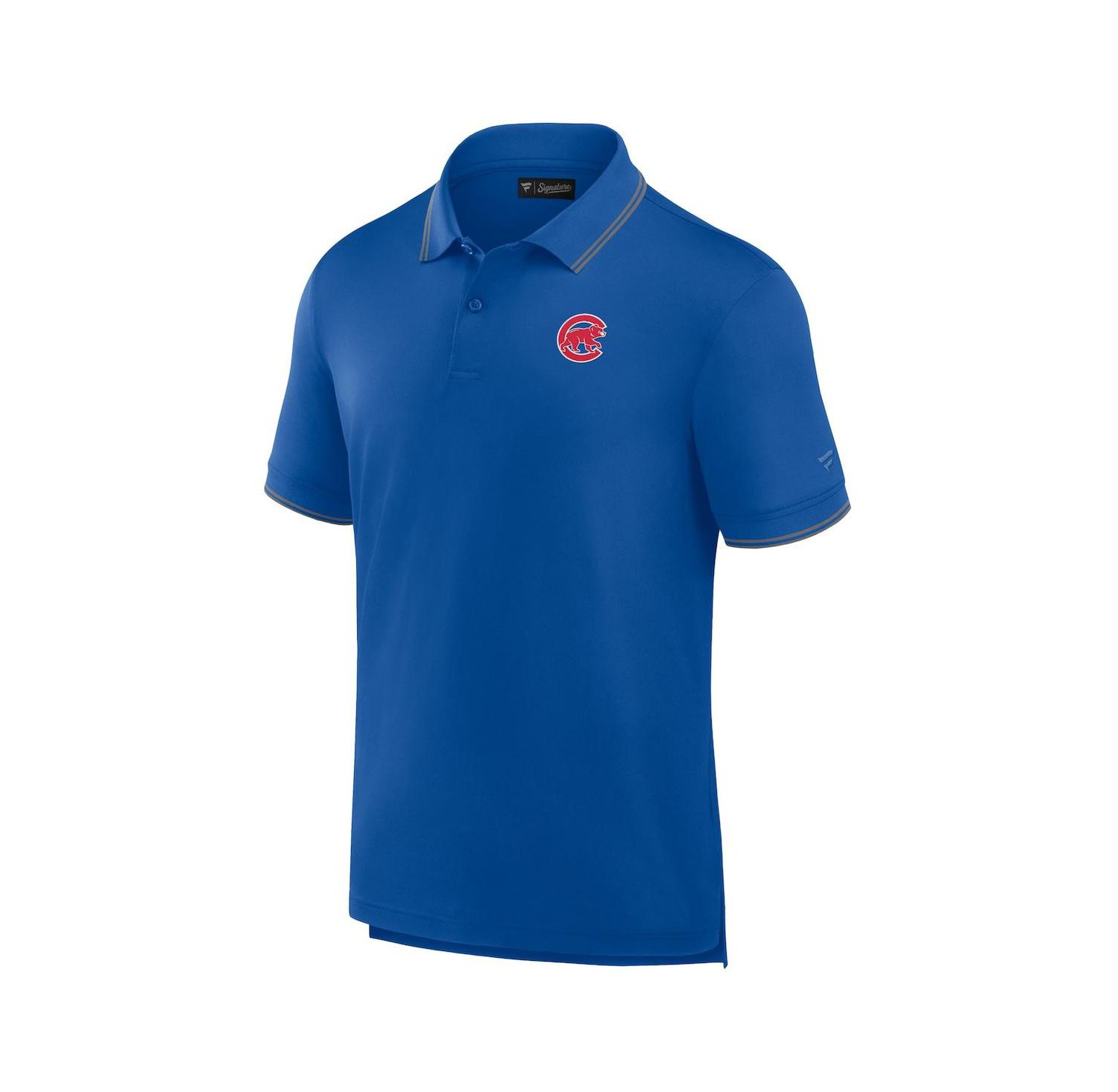 Men's Royal Chicago Cubs Pique Polo Shirt