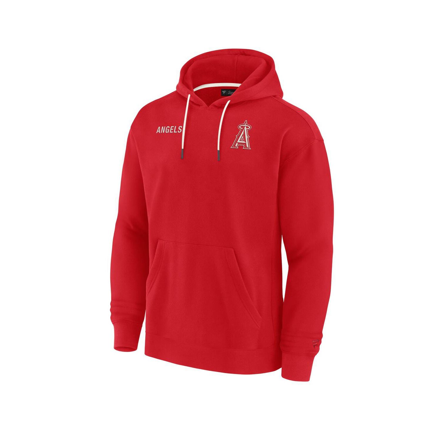 Men's and Women's Red Los Angeles Angels Super Soft Fleece Pullover Hoodie