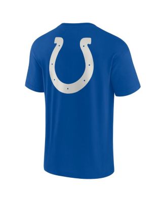Men's and Women's Royal Indianapolis Colts Super Soft Short Sleeve T-shirt