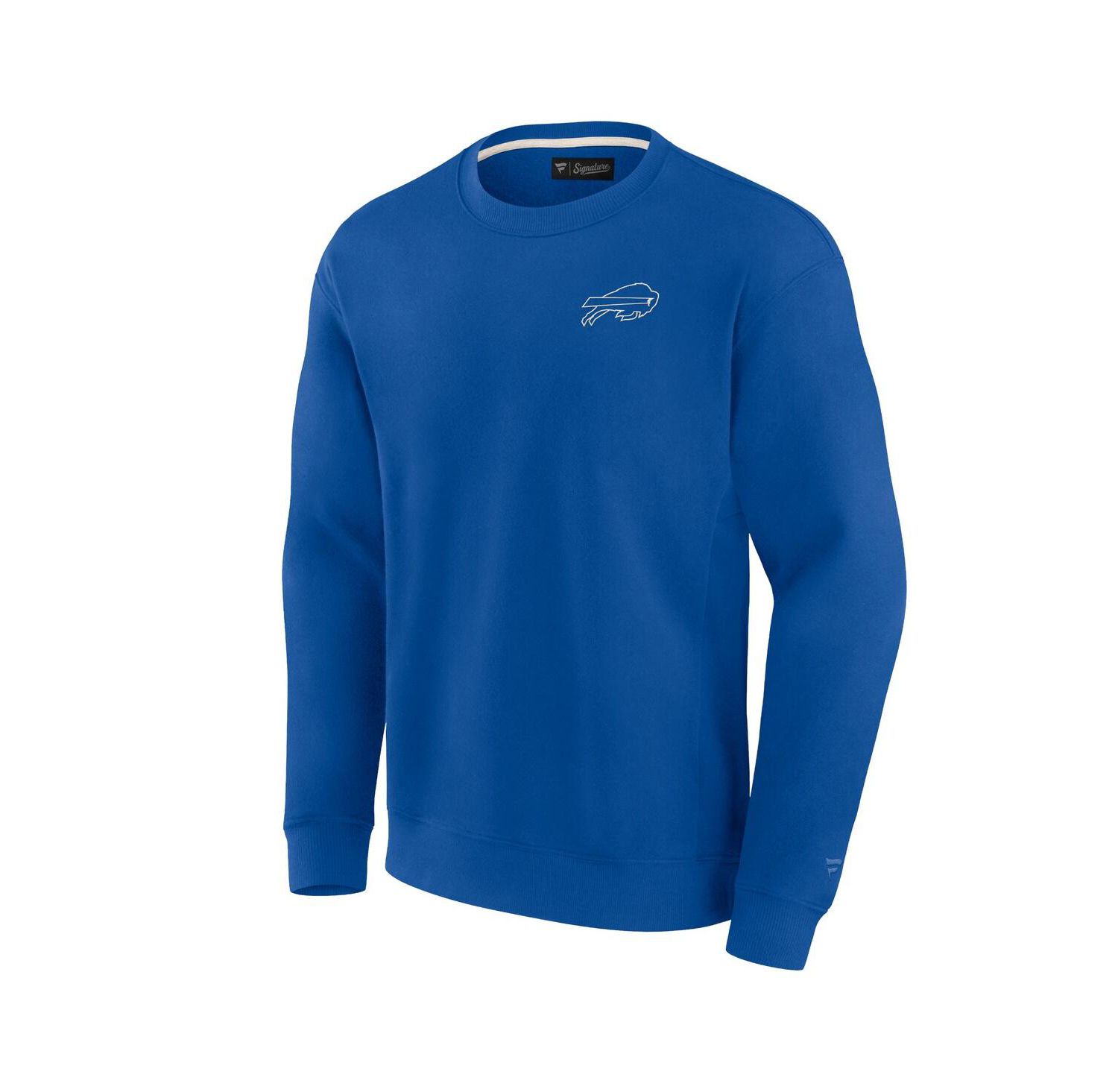 Men's and Women's Royal Buffalo Bills Super Soft Pullover Crew Sweatshirt