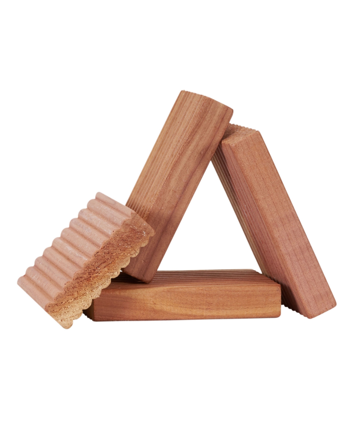 Household Essentials Cedar Blocks, Set Of 4 In Natural