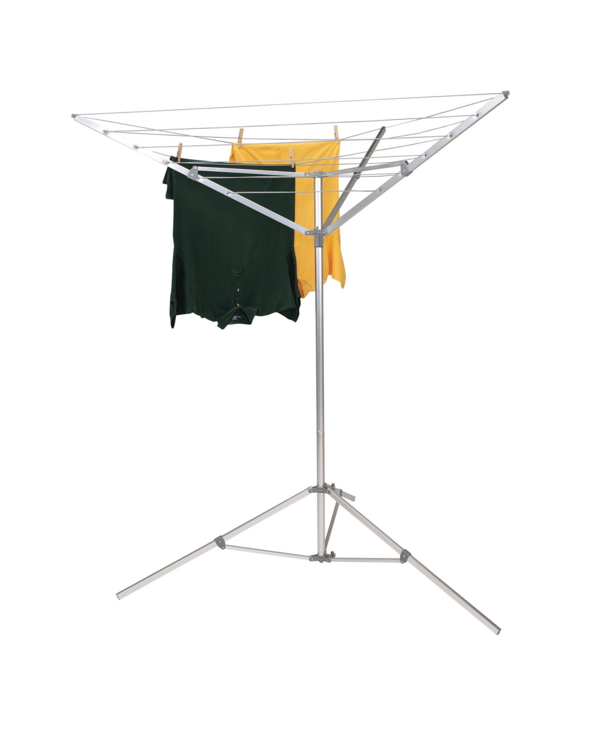 Household Essentials Portable Umbrella Dryer 64' Line In Silver