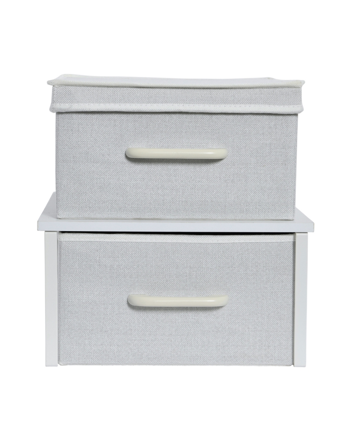 Shop Household Essentials Stacked Boxes With Laminate Top In White