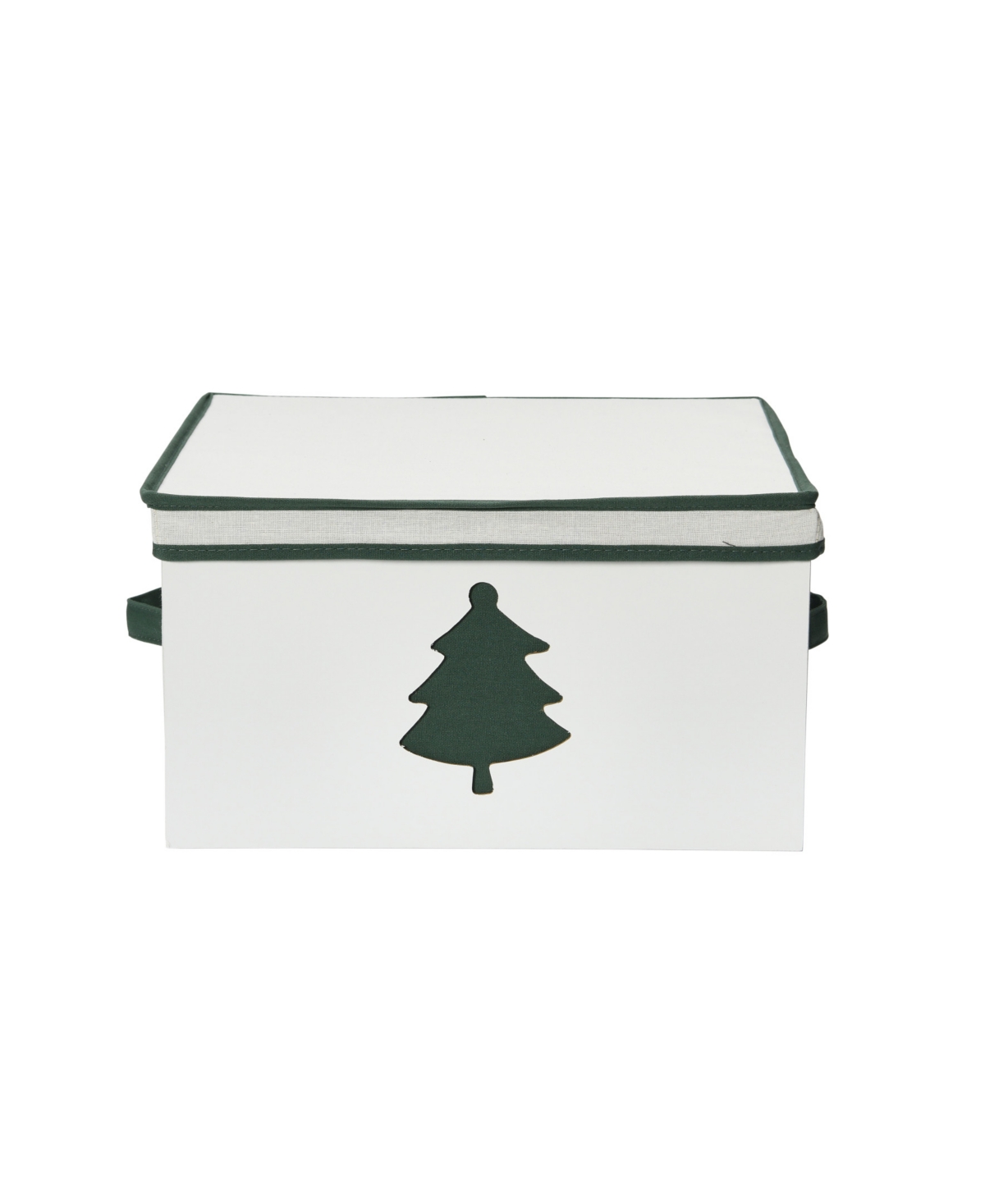 Shop Household Essentials Holiday Box, Large Green Tree In Cream
