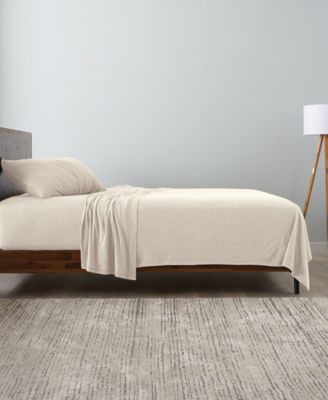 Soft Heather Jersey Knit 4-Pc. Sheet Set, Queen