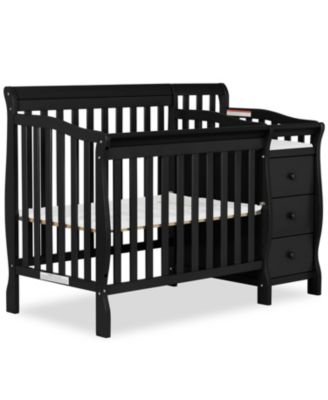 Baby Jayden 4-in-1 Mini Convertible Crib And Changer, Natural