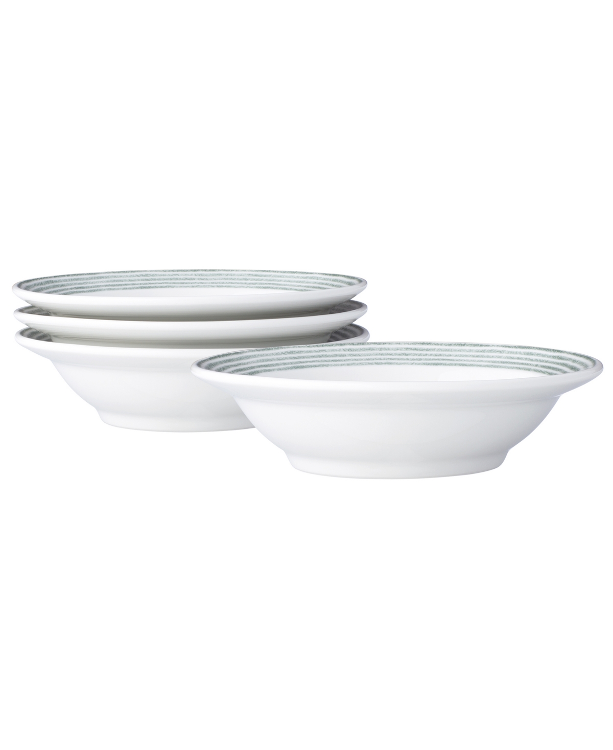 Noritake Hammock Fruit Bowls, Set Of 4 In Green