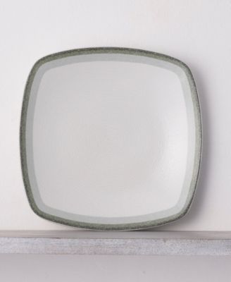 Colorscapes Layers Square Dinner Plate Set of 4, 10.75"