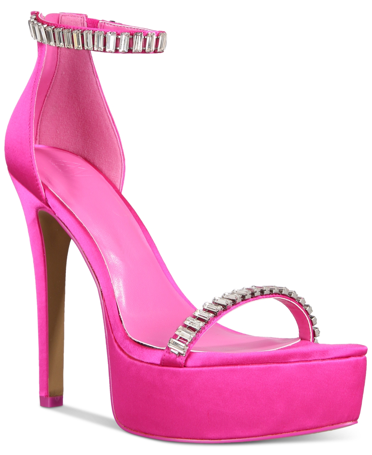 Rayna Embellished Platform Sandals - Pink