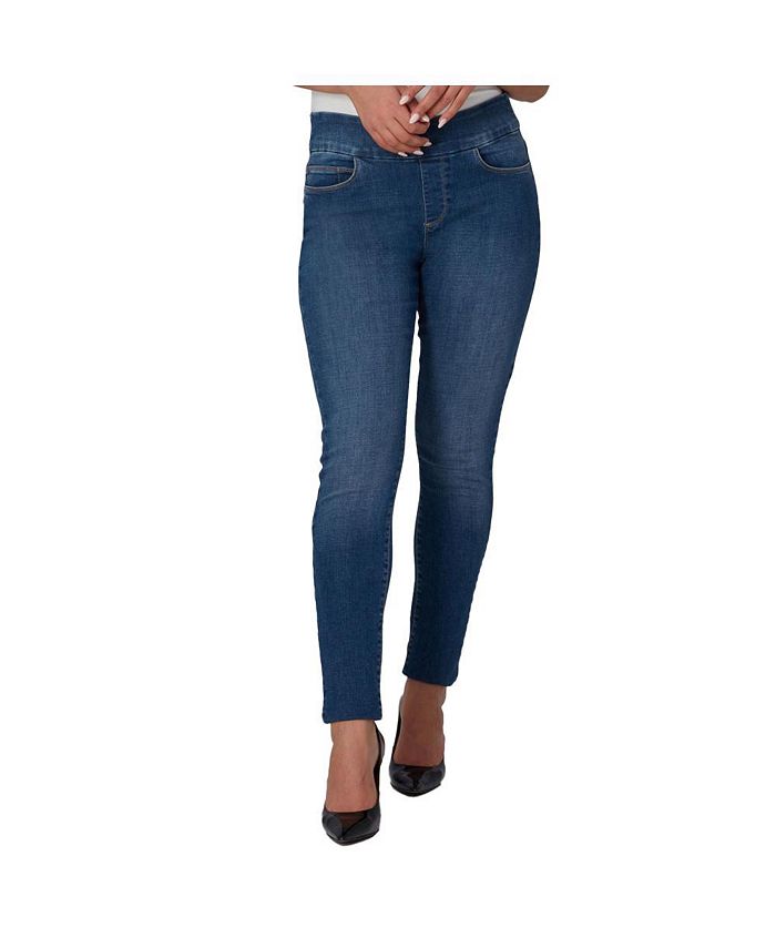 Lola Jeans Women's ANNA-RCB High Rise Skinny Pull-On Jeans - Macy's