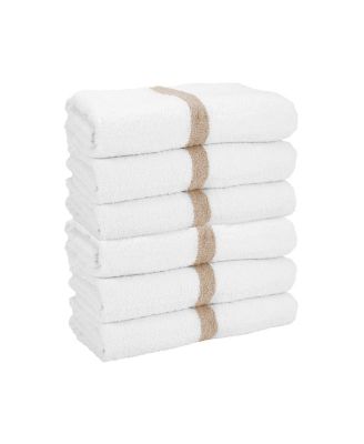 Arkwright Home Power Gym Bath Towels (6 Pack) - 22x44, Color