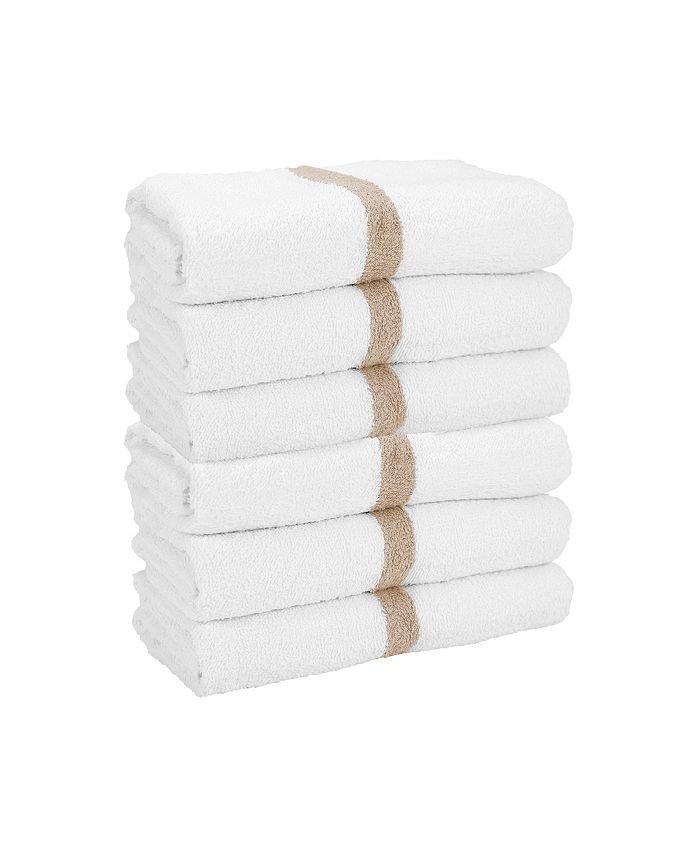  Towels N More - 6 Pack 22x44 Soft Gym Towels/Small