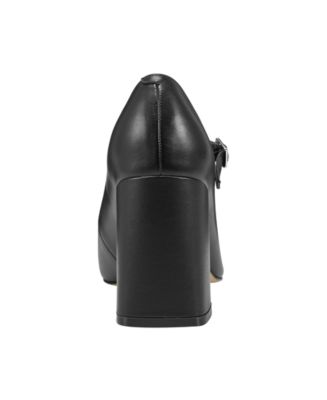 Women's Charine Square Toe Block Heel Dress Pumps