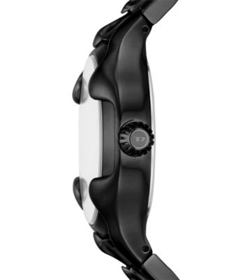 【国内即発】DIESEL『VERTウォッチ』送料込 Diesel Men's Vert Quartz Three Hand Date Black Stainless