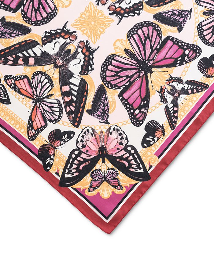I.N.C. International Concepts Women's Butterfly-Print Square Scarf ...