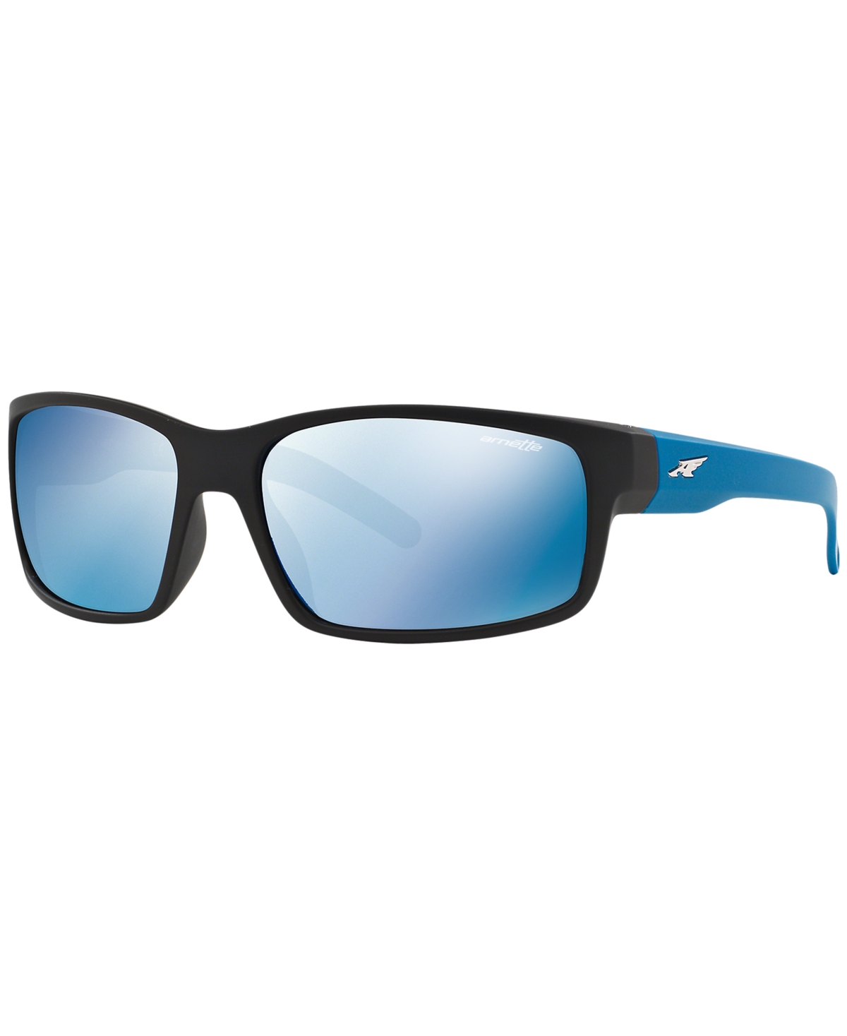 Sunglasses, AN4202 Fastball - BLACK MATTE/BLUE MIRROR