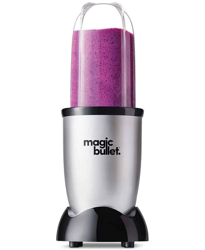 3-Piece Magic MBR-0301 Bullet Personal Blender Set (Silver) 