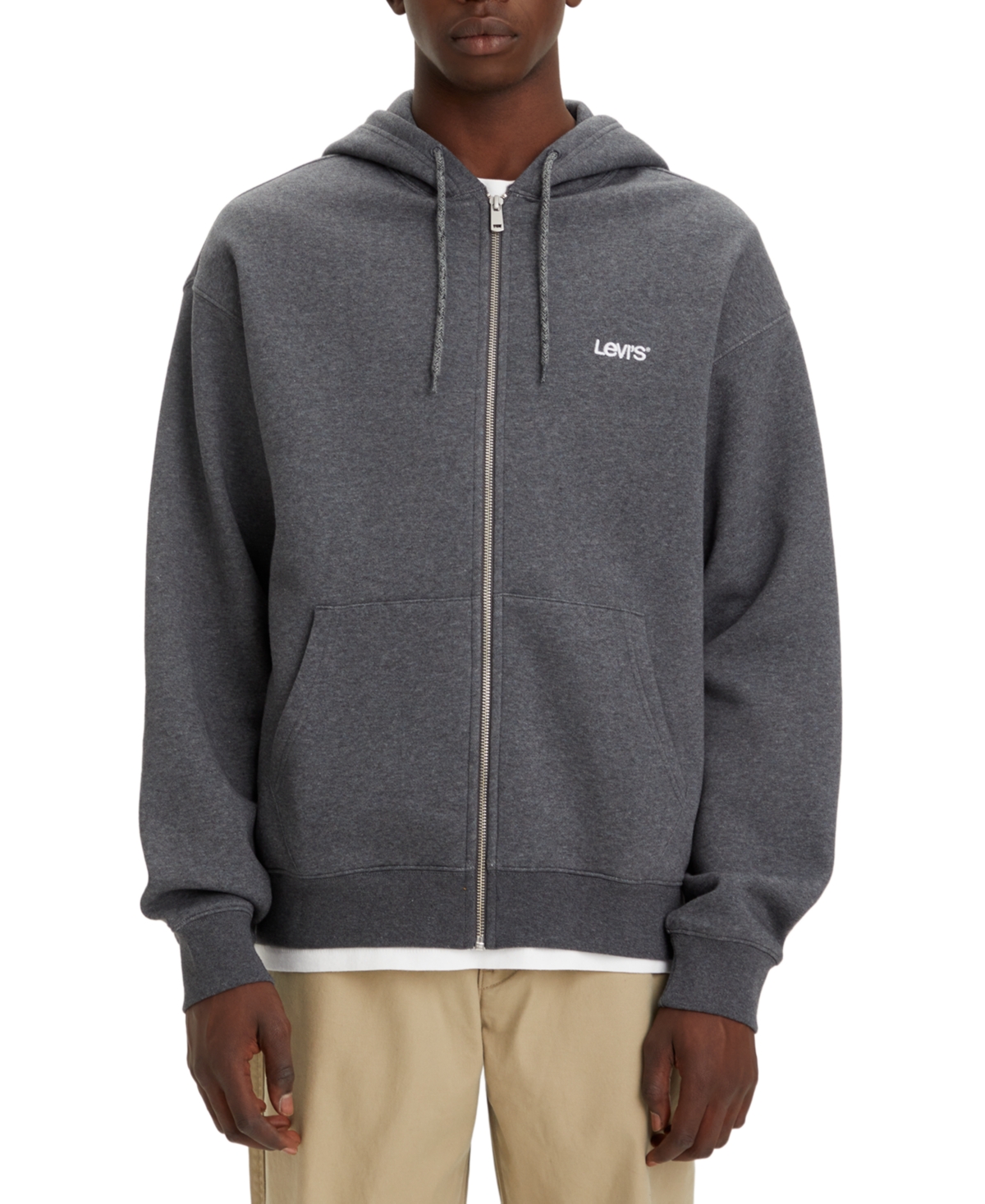 Levi's Men's Fleece Relaxed-Fit Zip-Up Hoodie
