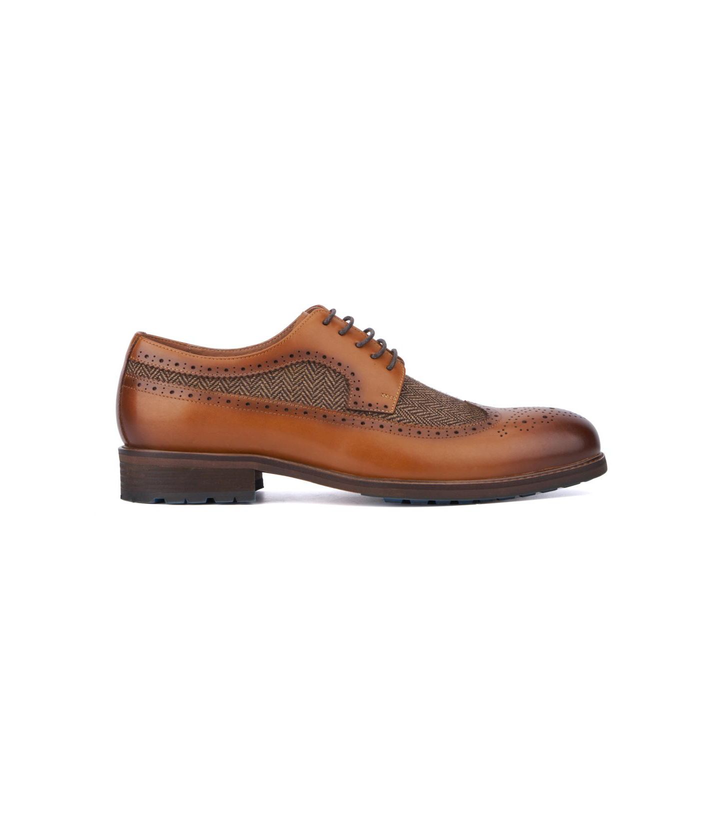 Мужские туфли Vintage Foundry Co Lace Up Cyril Oxfords, цвет: Коньячный — фото 2