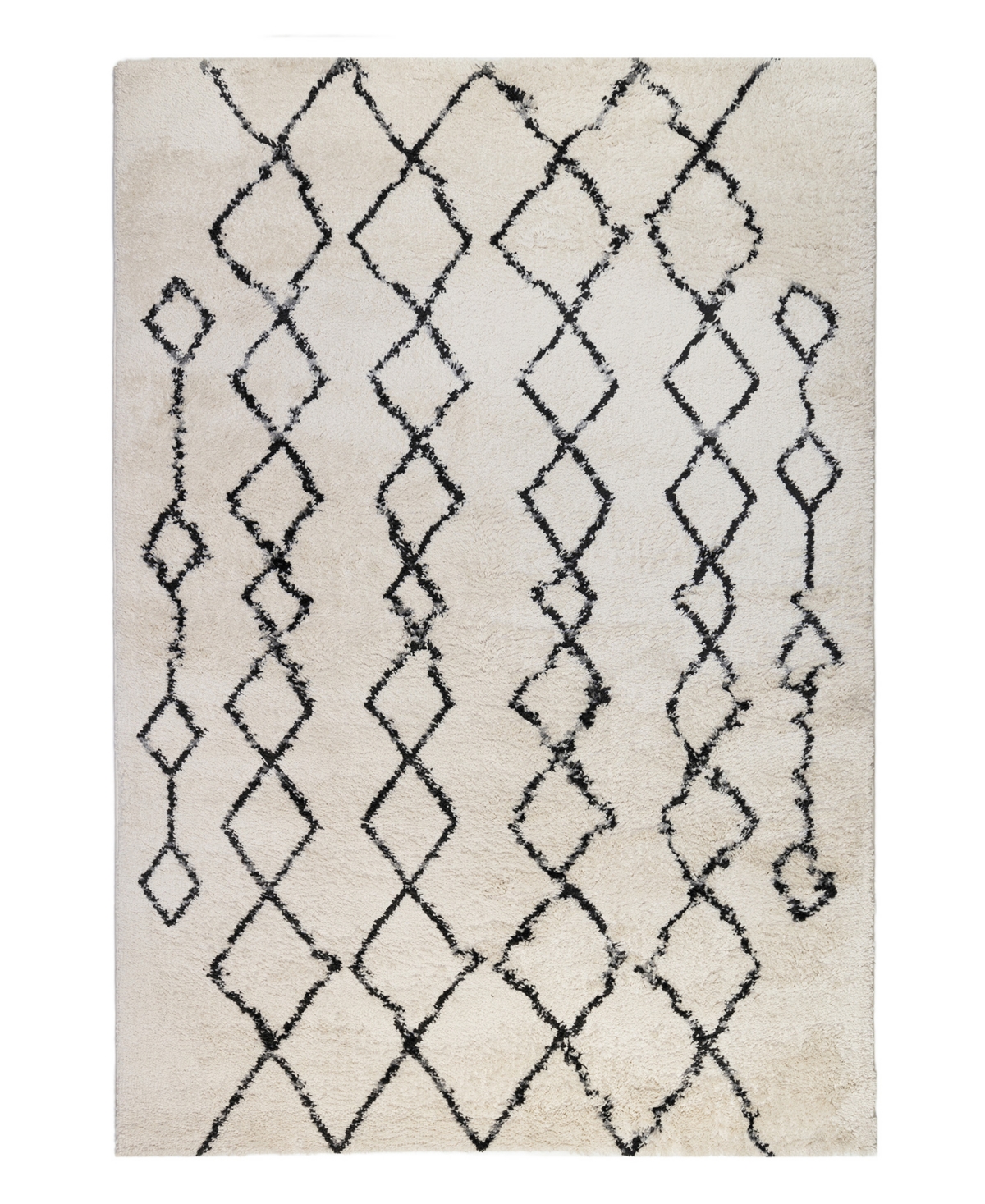 Amer Rugs ASP5 7'6in x 9'6in Area Rug - Cream, Gray