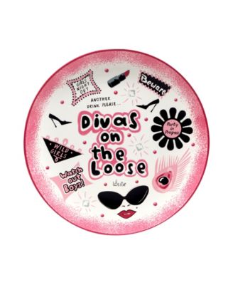 Lolita Divas on the Loose 4 Piece Dessert Plate